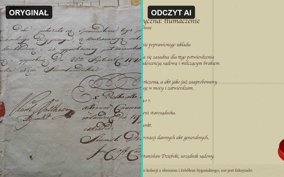 Odczytywanie starych dokumentów