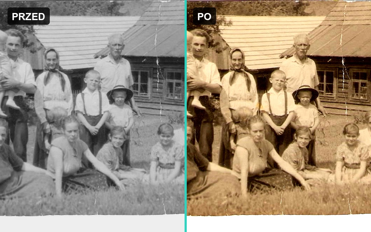 Ożywianie starych fotografii